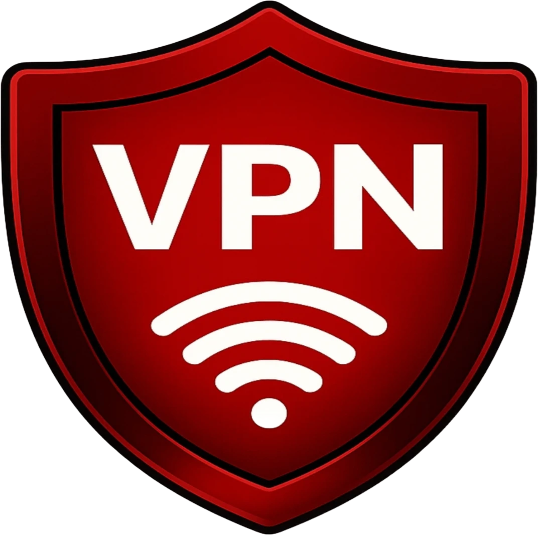 VPN shield icon in ForeverWatch theme — how to watch or where to watch movies, TV shows, and sports securely online.