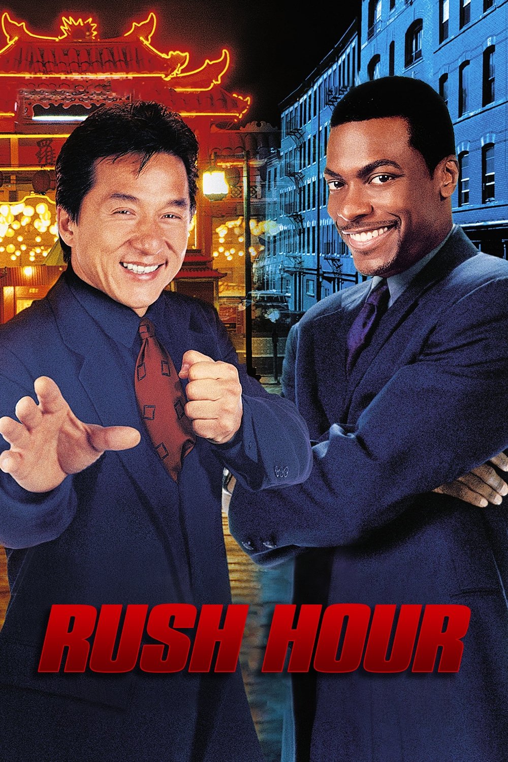 Rush Hour movie poster — how to watch Rush Hour, where to watch online, Jackie Chan streaming options.
