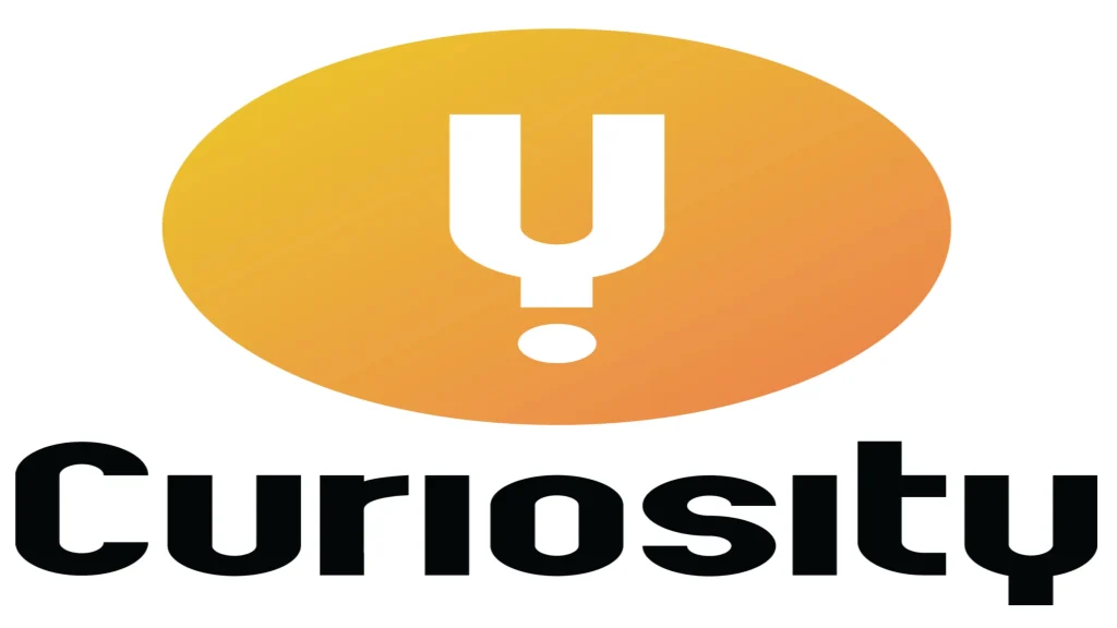 Curiosity Stream logo for documentary streaming service to watch educational shows and documentaries on demand