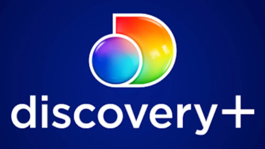 Discovery Plus logo for streaming service to watch documentaries online and stream reality TV on demand