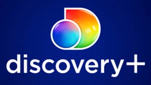 Discovery Plus logo for streaming service to watch documentaries online and stream reality TV on demand
