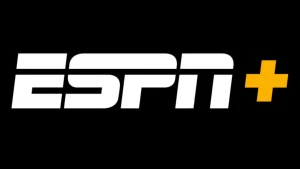 ESPN Plus logo for sports streaming service to watch live sports online and stream exclusive events on demand
