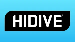 HiDive logo for anime streaming service to watch anime online and stream series on demand