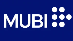 MUBI logo for curated streaming service to watch movies online with arthouse and classic film selections