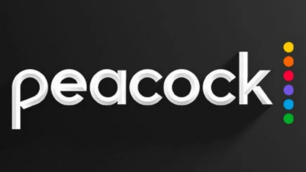 Peacock logo for NBCUniversal streaming service to watch movies online and stream TV shows on demand
