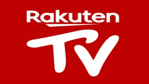 Rakuten TV logo for streaming platform to watch movies online with on-demand rentals and purchases