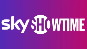 SkyShowtime logo for subscription streaming service to watch movies online and stream TV shows on demand