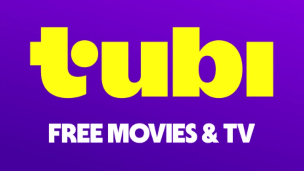 Tubi logo for free ad-supported streaming service to watch movies online and stream TV shows on demand