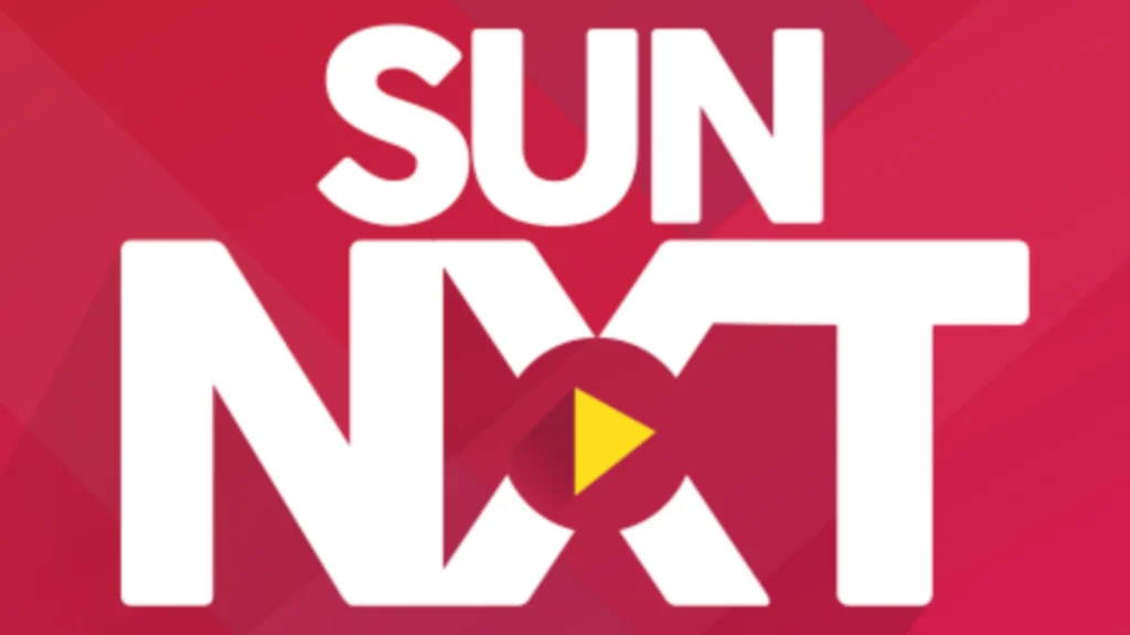 Sun NXT logo for Indian streaming service to watch movies online and stream TV shows on demand