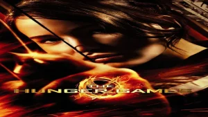 Where to watch The Hunger Games movie poster featuring the title text and Katniss Everdeen in the iconic dystopian artwork