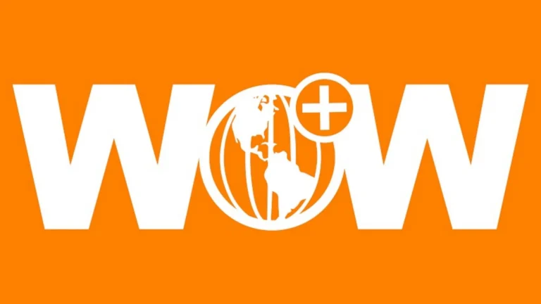 WOW Presents Plus logo for streaming service to watch LGBTQ entertainment online and stream series on demand