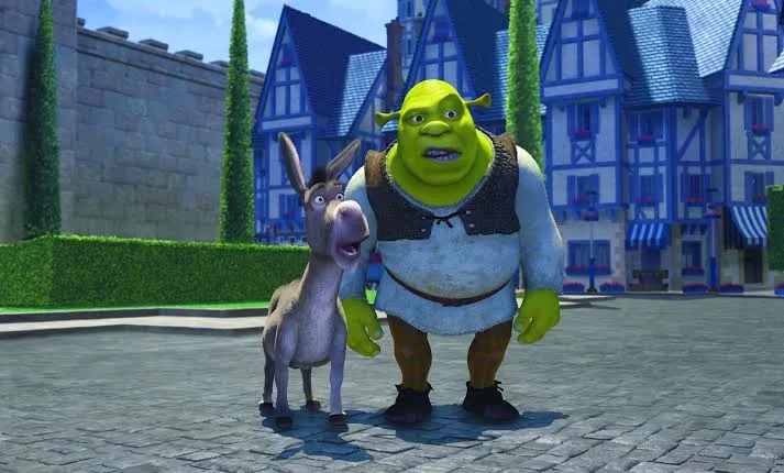 Where to Watch Shrek cast image featuring the main voice actors from the movie in a promotional group shot