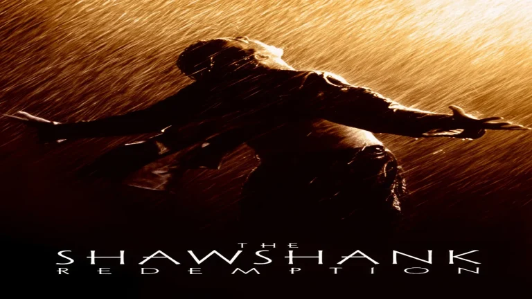 Where to watch Shawshank Redemption movie poster featuring the title text and classic prison drama artwork