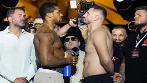 Anthony Joshua vs Kristian Prenga fight guide covering records, start times, undercard, recent form, matchup analysis and viewing options.